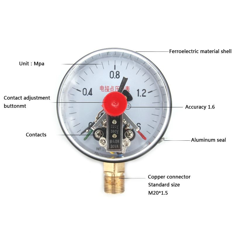 electric contact pressure gauge 6